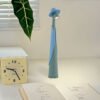 LED charging touch creative desk lamp, adjustable lighting for bedroom, study, living room decoration, birthday, Christmas perfect gift and other scenes - Blue-green