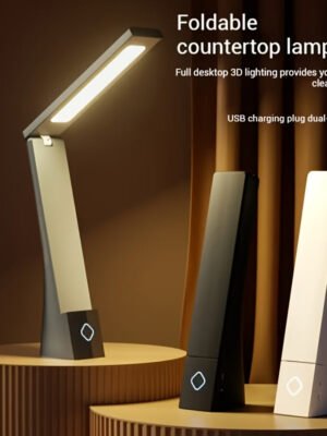 LED Eye Protection Desk Lamp, Plug-in And Plug-in, Full Spectrum Eye Protection Desk Lamp, Multi-angle Adjustment, Three-level Color Temperature, No Video Flicker, Suitable for Desks, Bedside, Office